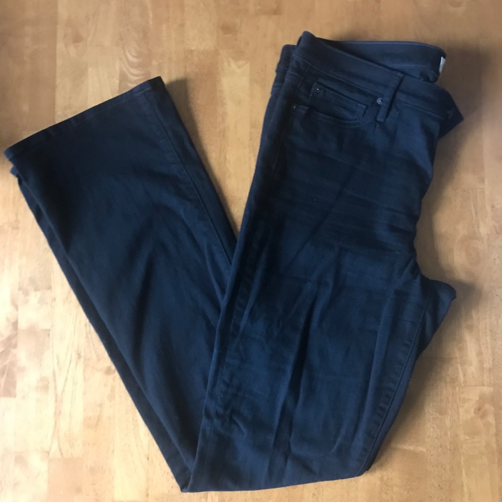 Gap 33T Mid Rise Baby Boot Jeans Black